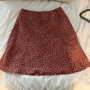 Beginning Boutique floral mini skirt